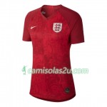 Camisolas de Futebol Inglaterra Equipamento Alternativa Copa do Mundo Feminino 2019 Manga Curta